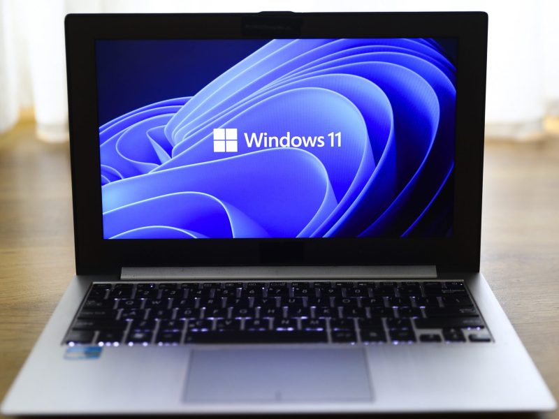 Laptop auf dem Windows 11 läuft